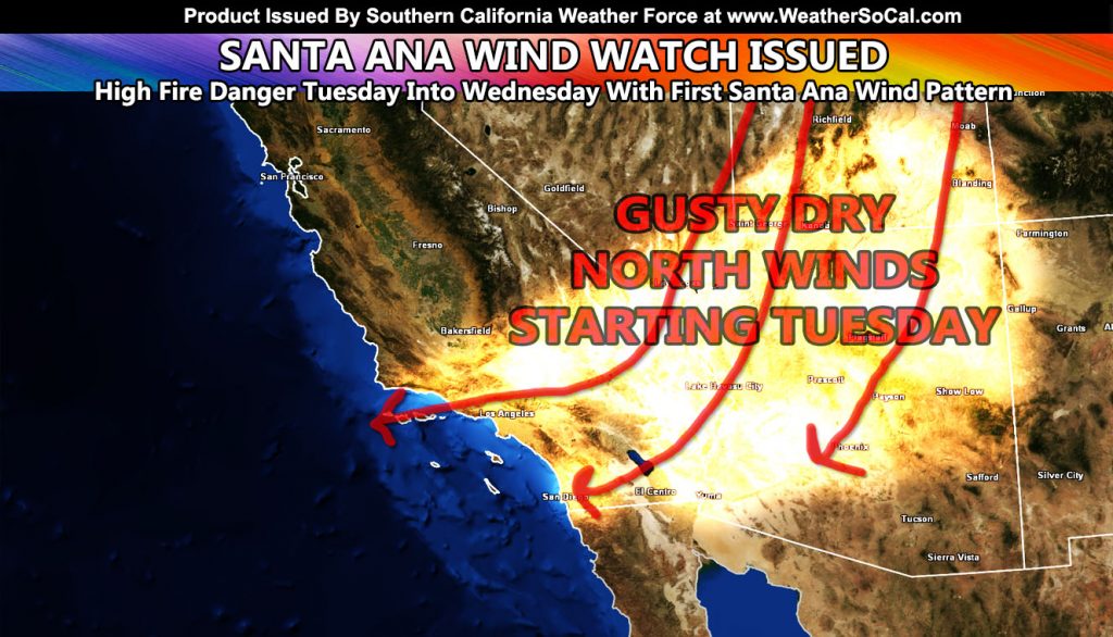 Deadly Heatwave To Breakdown To Santa Ana Wind Pattern; Santa Ana Wind