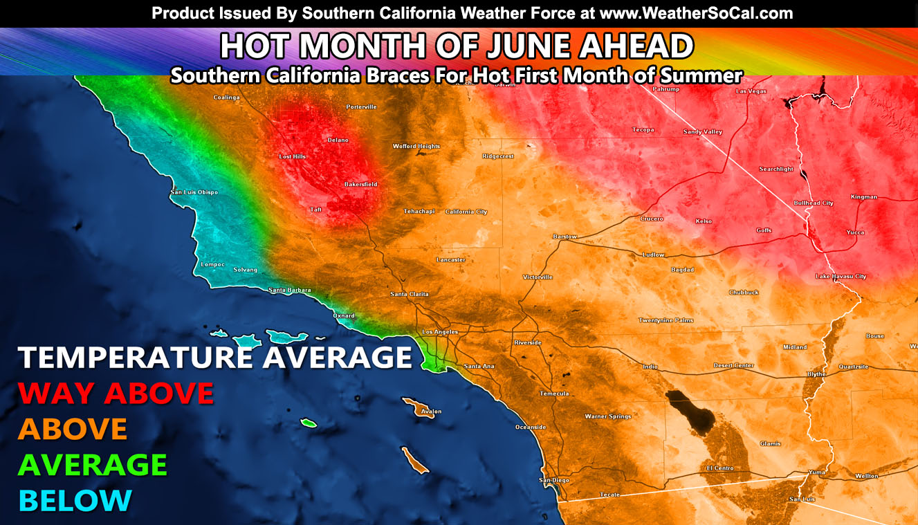 June 2021 Expected To Have Above Average Temperatures For Most of