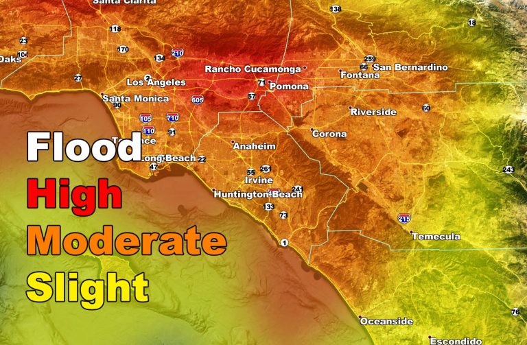 Flood Advisory Southern California Weather Force