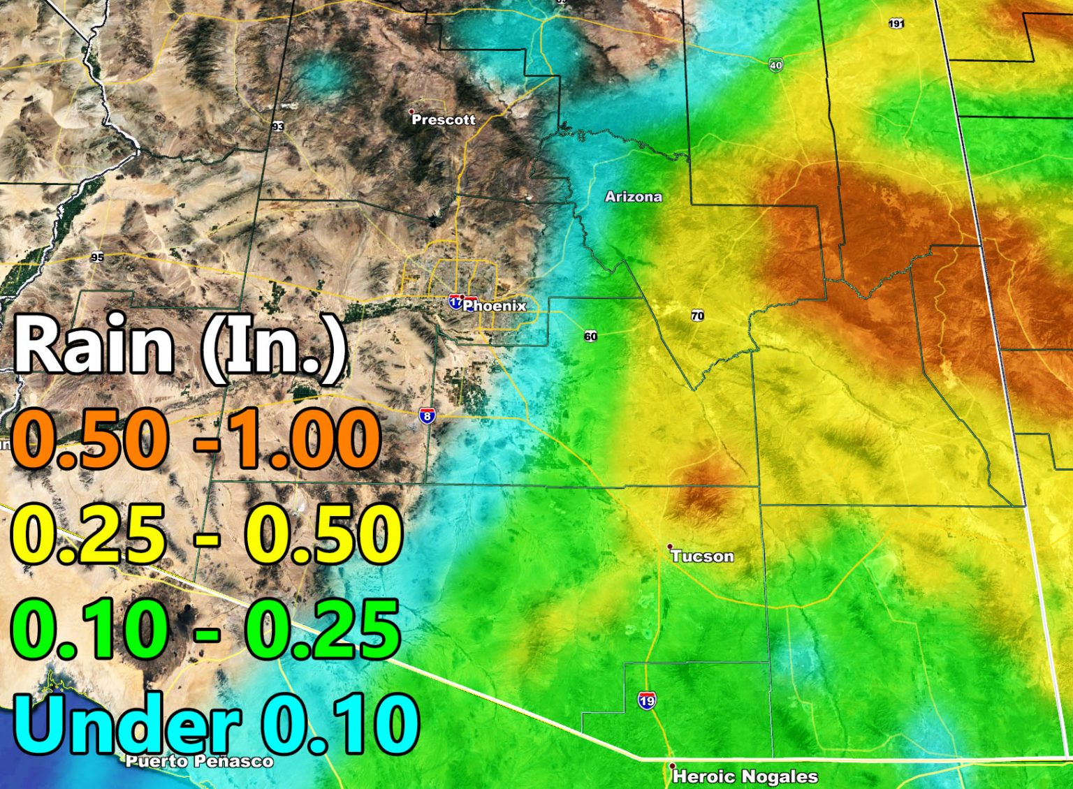 Detailed Dynamics; Weather System To Move Into Arizona on Thursday