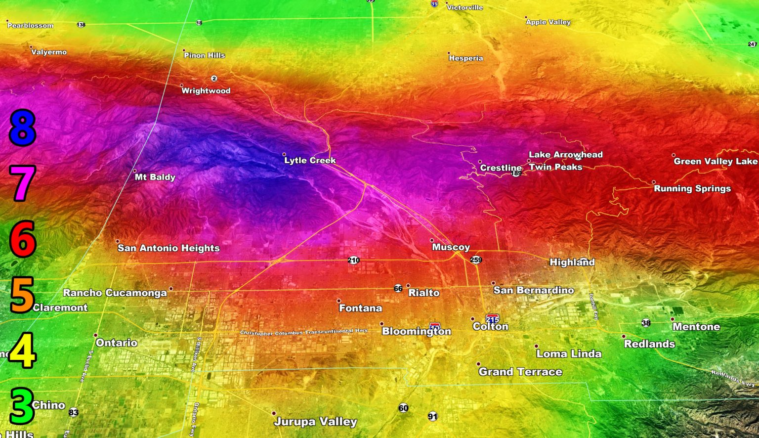 WARNING Santa Ana Wind Warning Issued From Watch For Monday; Cajon