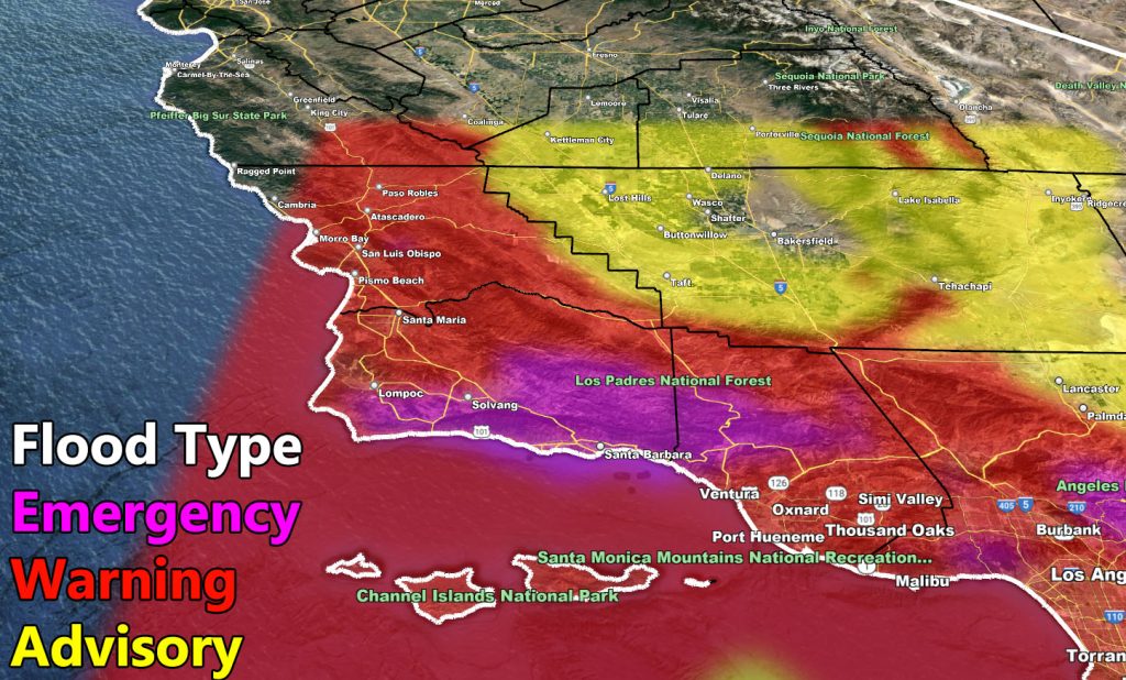 Storm Details: Powerful Bomb Cyclone System To Hit Southern California ...