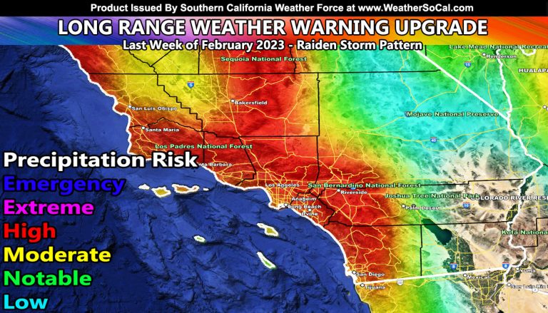 Long Range Weather Warning Issued, Upgraded From Advisory; Raiden Storm Pattern Developing For 