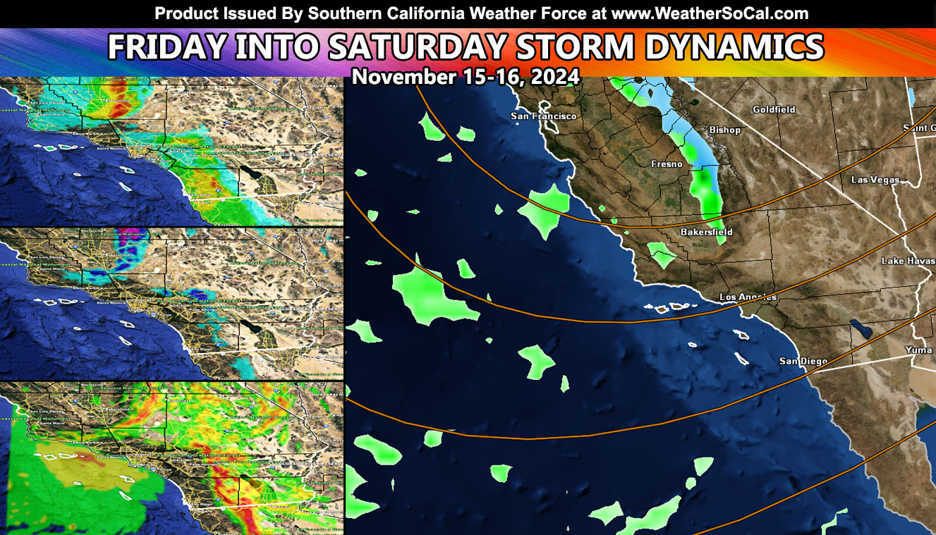 Inside Slider Storm To Bring Some Rain, Wind, and Even Snow Friday into Saturday; Maps Inside